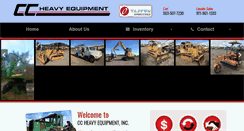 Desktop Screenshot of ccheavyequipment.com