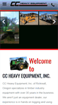 Mobile Screenshot of ccheavyequipment.com